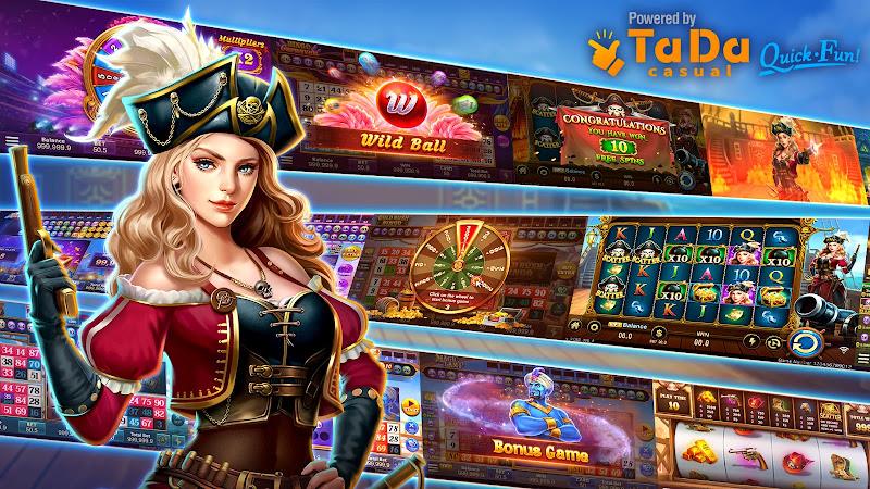 Pirate Queen Slot-TaDa Games Captura de pantalla 1