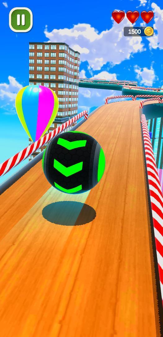 Sky Rolling Ball Game 3D Ball 스크린샷 1