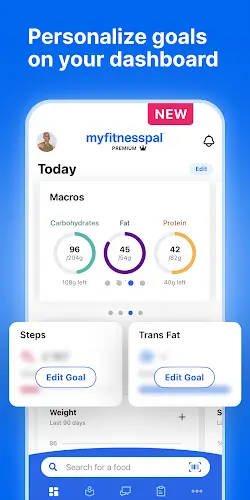 MyFitnessPal: Calorie Counter スクリーンショット 1