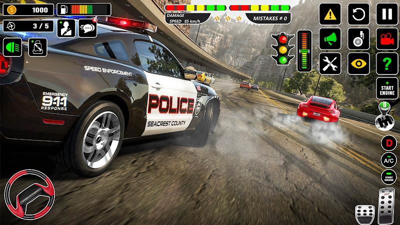 Highway Police Car Chase Games Captura de tela 3