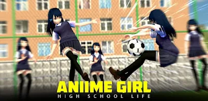 Anime High School Story Games Captura de tela 1