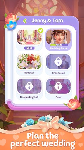 Wedding Day Scenery Tile Match Screenshot 2