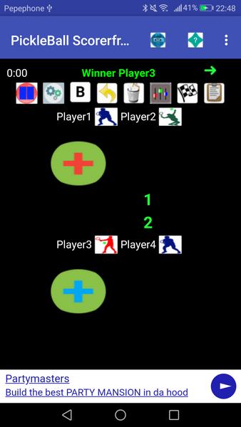 PickleBall Scorer plus online Radio, play music/vi स्क्रीनशॉट 2
