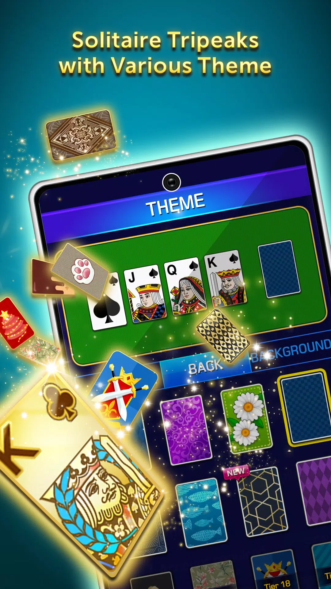 Tripeaks : Grand Solitaire Captura de pantalla 2