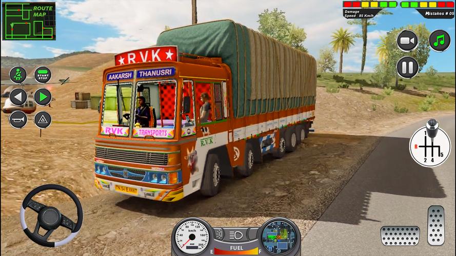 Indian Heavy Truck Delivery 3D Скриншот 1