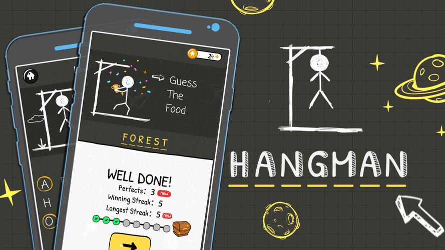 Hangman Words Скриншот 1