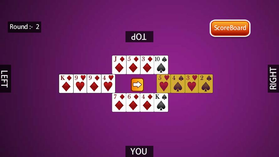Hazari Card Game : 1000 Points应用截图第3张