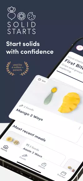 Solid Starts: Baby Food App Скриншот 1
