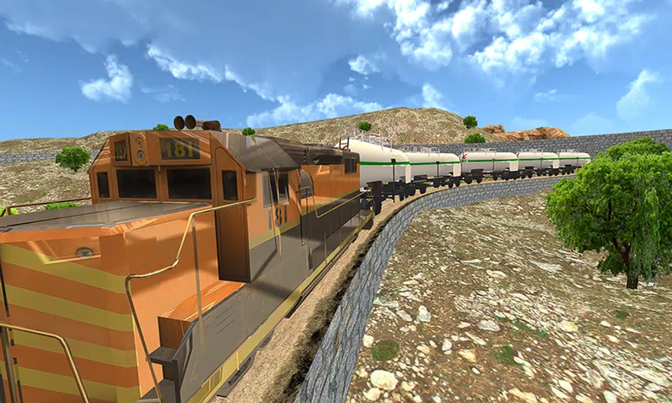 Oil Tanker Train Driving Sim Capture d’écran 2