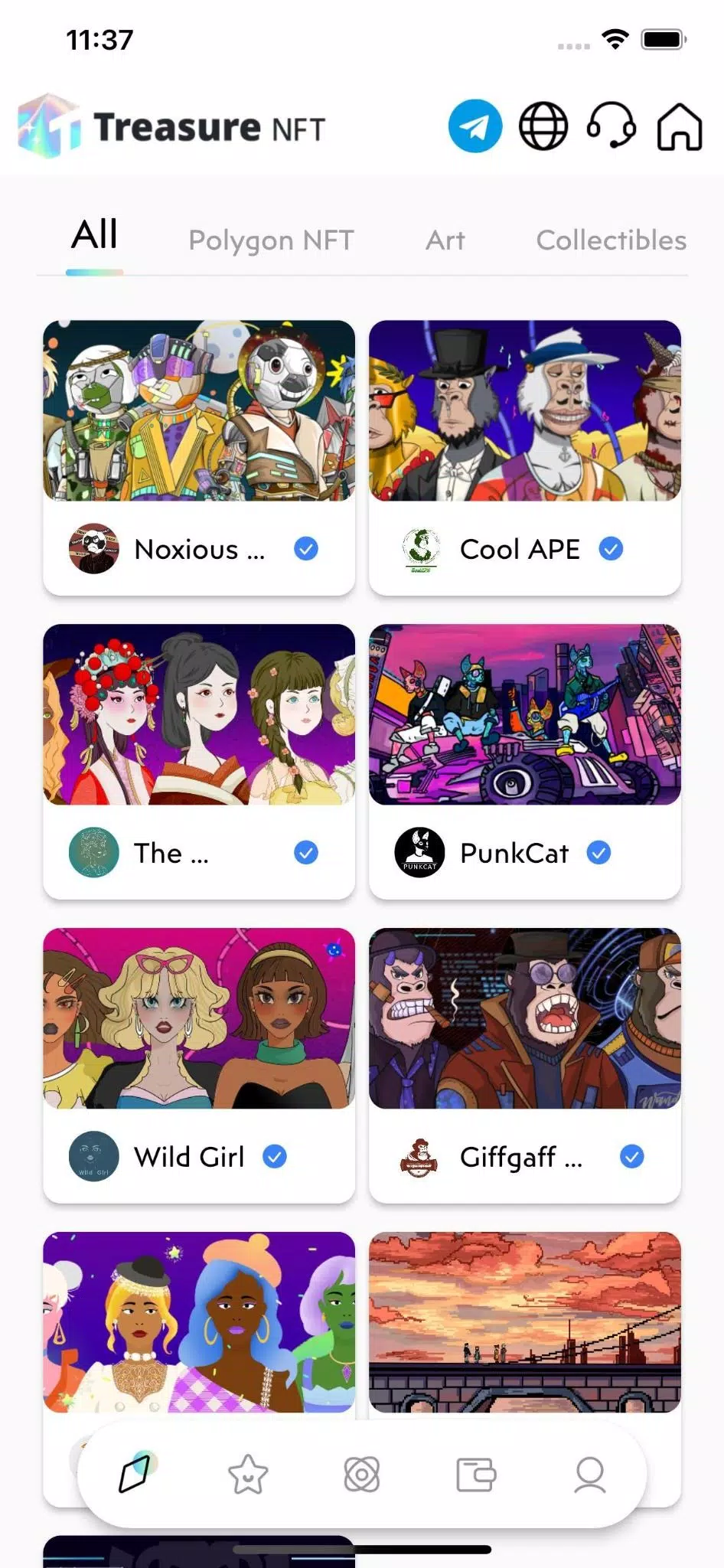 TreasureNFT Screenshot 2