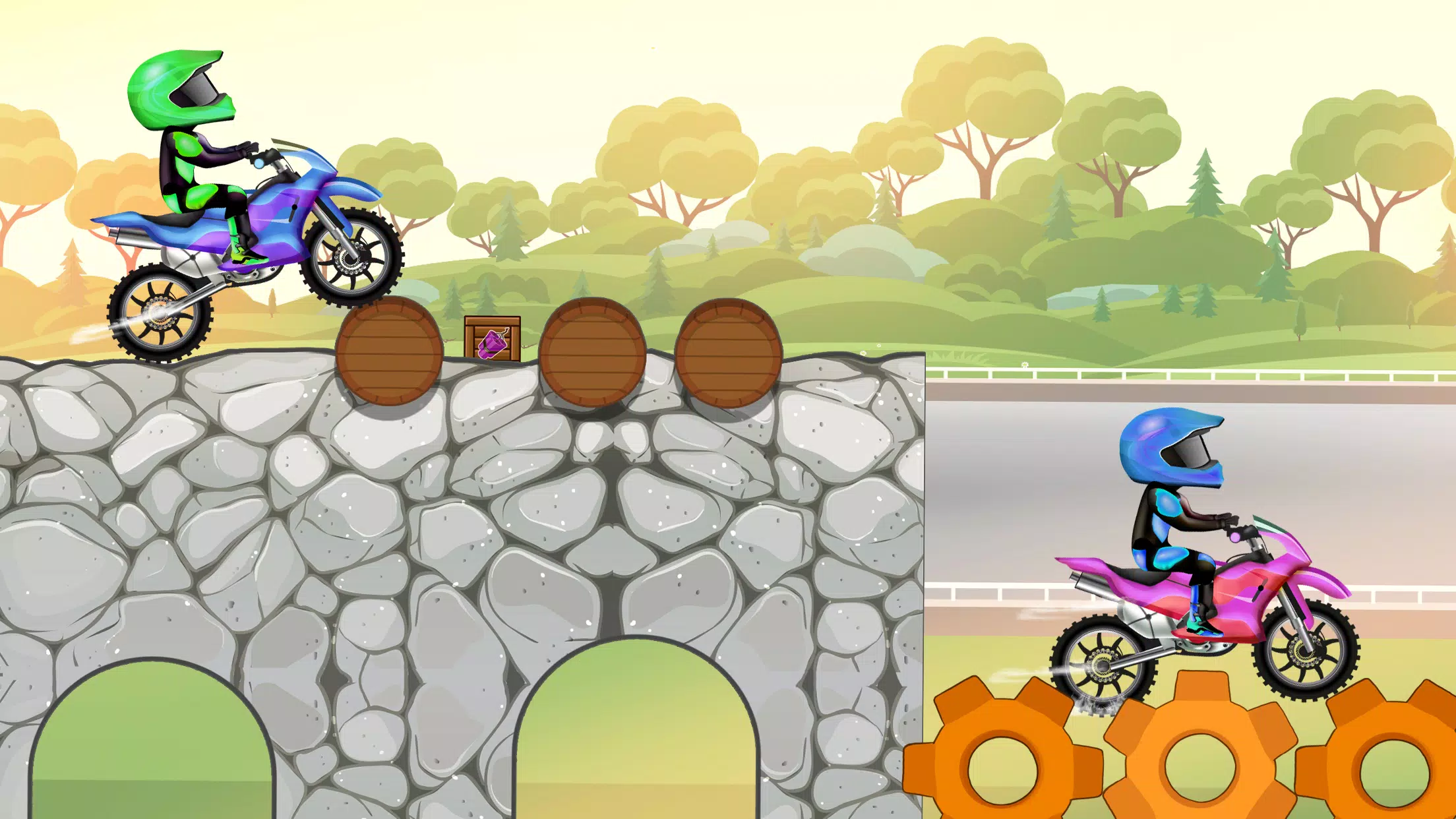 Moto Bike Stunt Race Скриншот 2