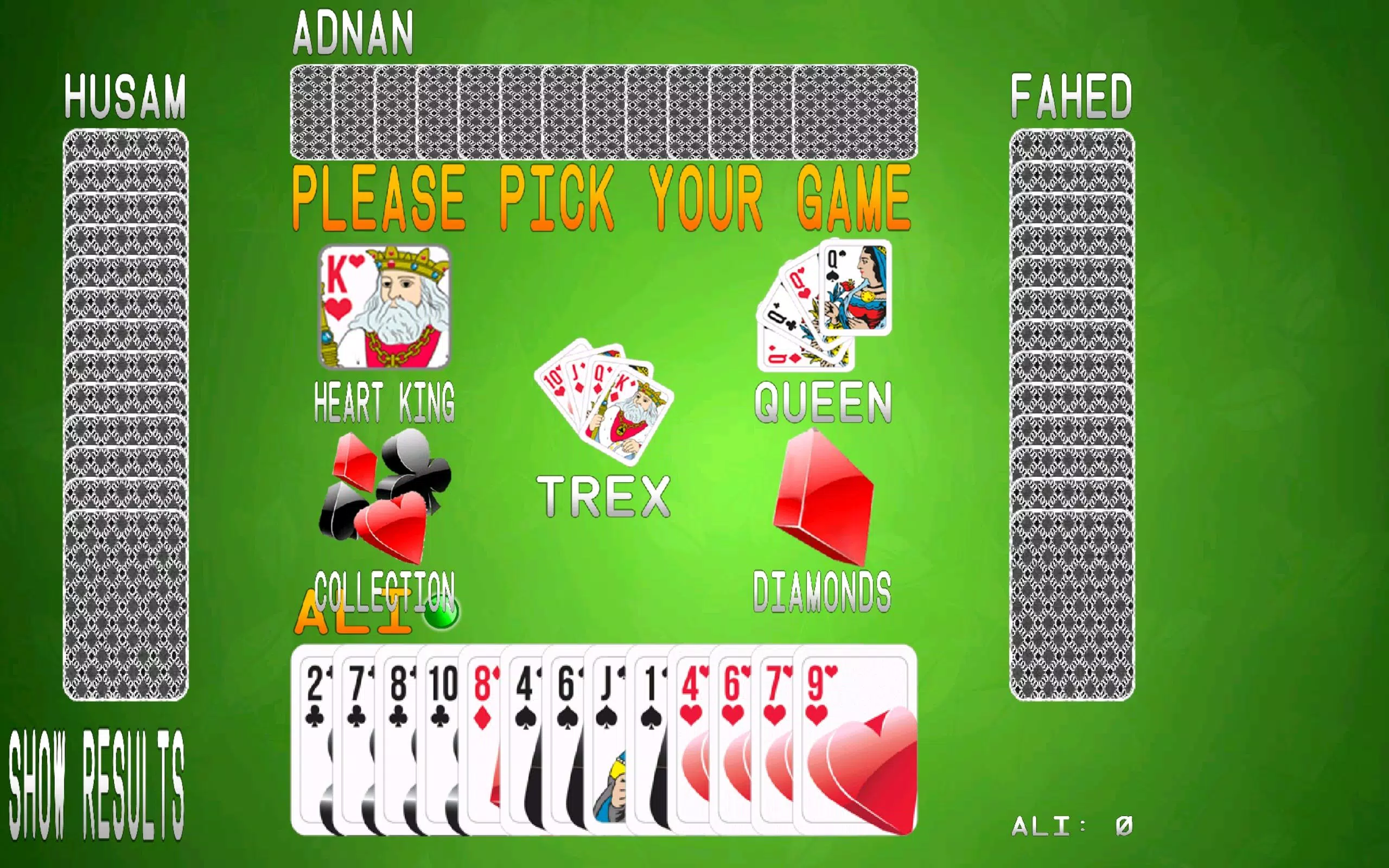 Tarneeb & Trix Screenshot 2