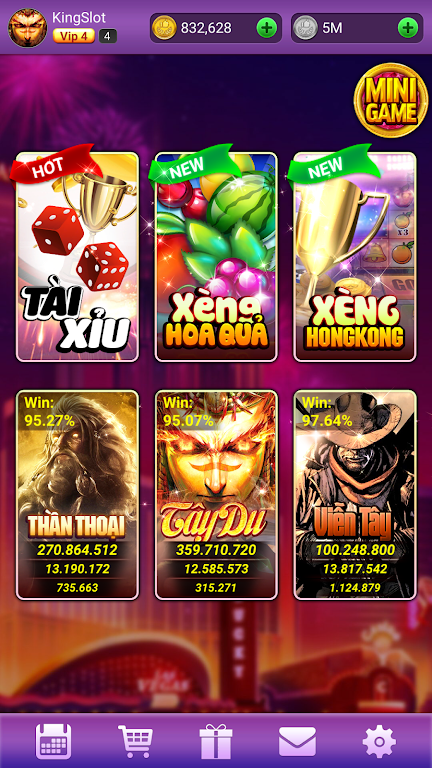 KingSlot - Cổng Game Giải Trí Screenshot 1