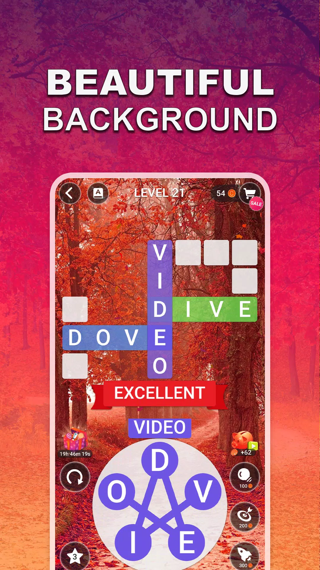 Word Rainbow - A crossword game Captura de pantalla 4