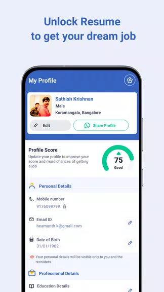 Hamara Jobs (Qjobs) Captura de tela 4