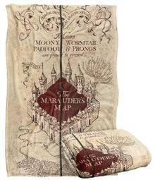 Harry Potter Marauder's Map Blanket