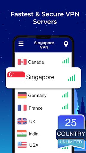 Singapore VPN - Free, Fast & Secure スクリーンショット 2