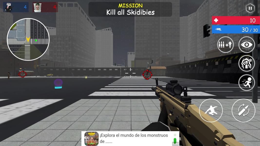 Shoot Skibd Toilet Survival.io スクリーンショット 3