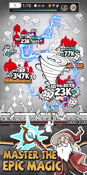 Doodle Magic: Wizard vs Slime Mod应用截图第2张