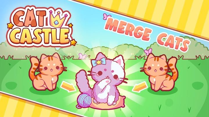 Cat Castle : Merge cute cats Capture d'écran 1