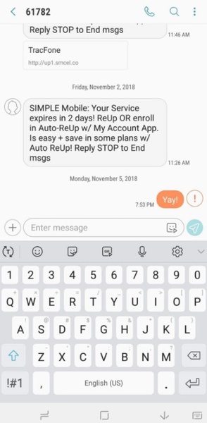 Samsung Messages Screenshot 4