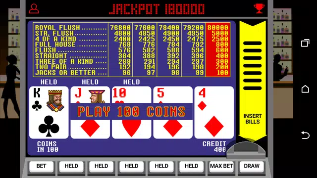 Video Poker Jackpot Capture d'écran 1