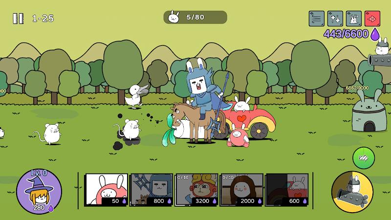 Battle! Bunny : Tower Defense स्क्रीनशॉट 3