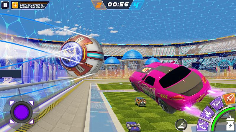 Rocket Car: Car Ball Games Capture d'écran 2