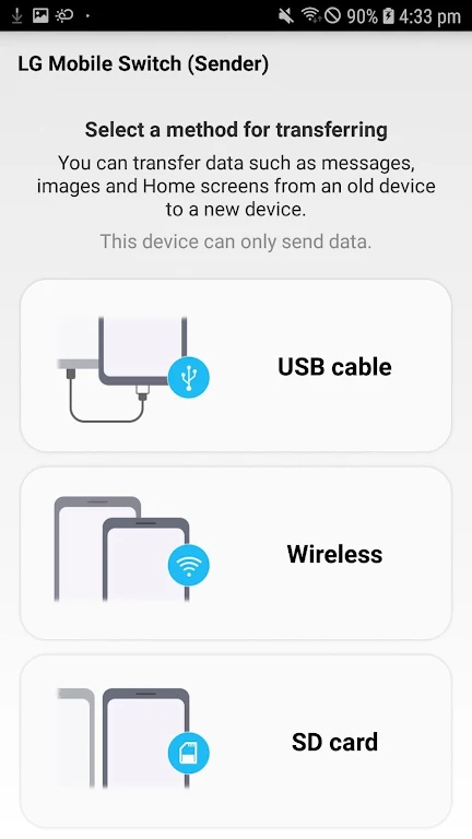 LG Mobile Switch (will closed) Screenshot 4
