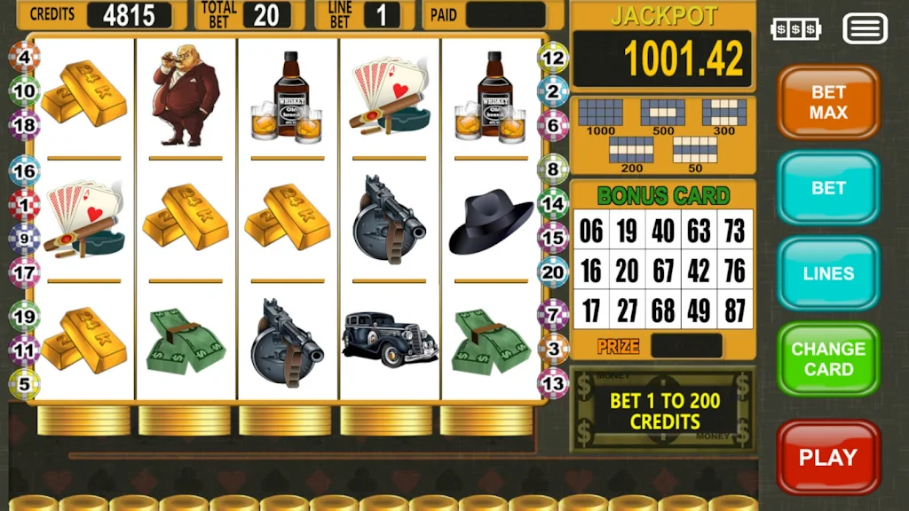 Money Mafia Slot Machine Скриншот 4