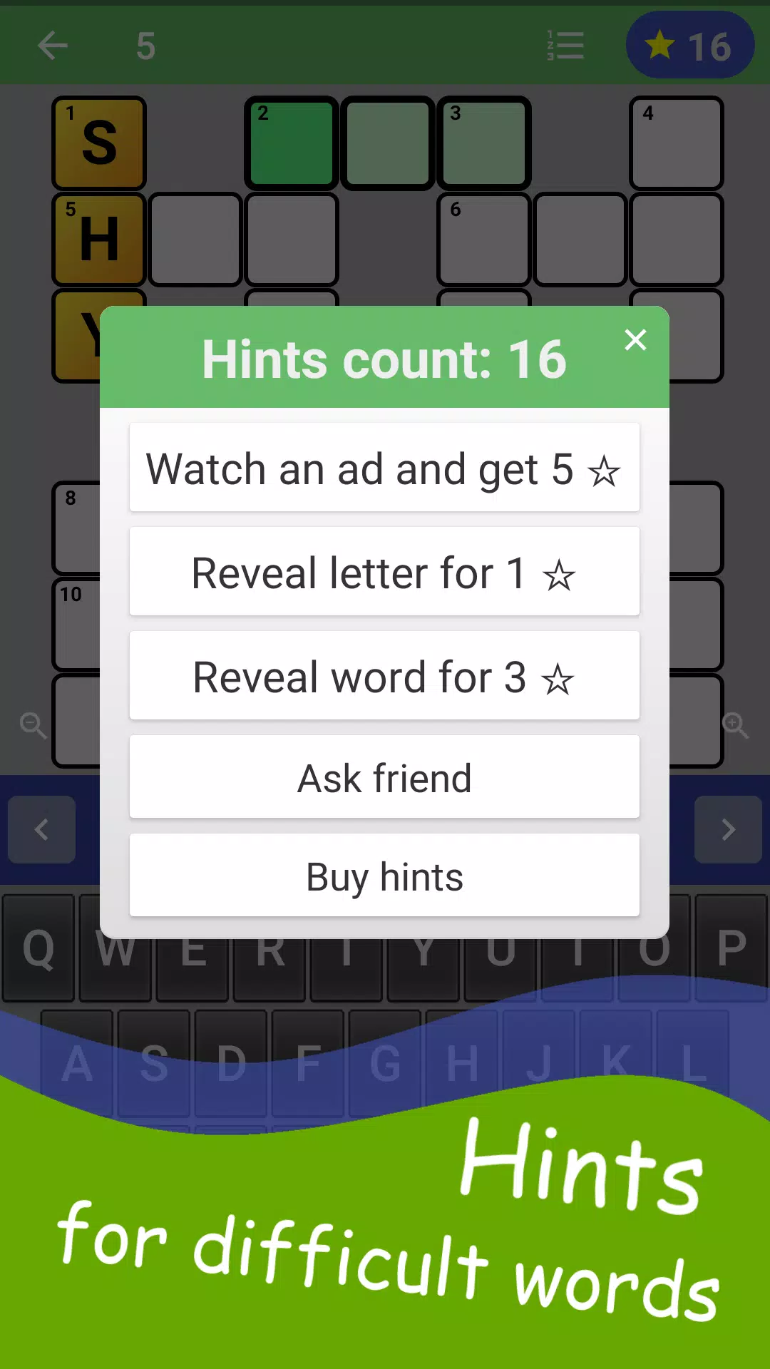 English Crossword puzzle 스크린샷 4