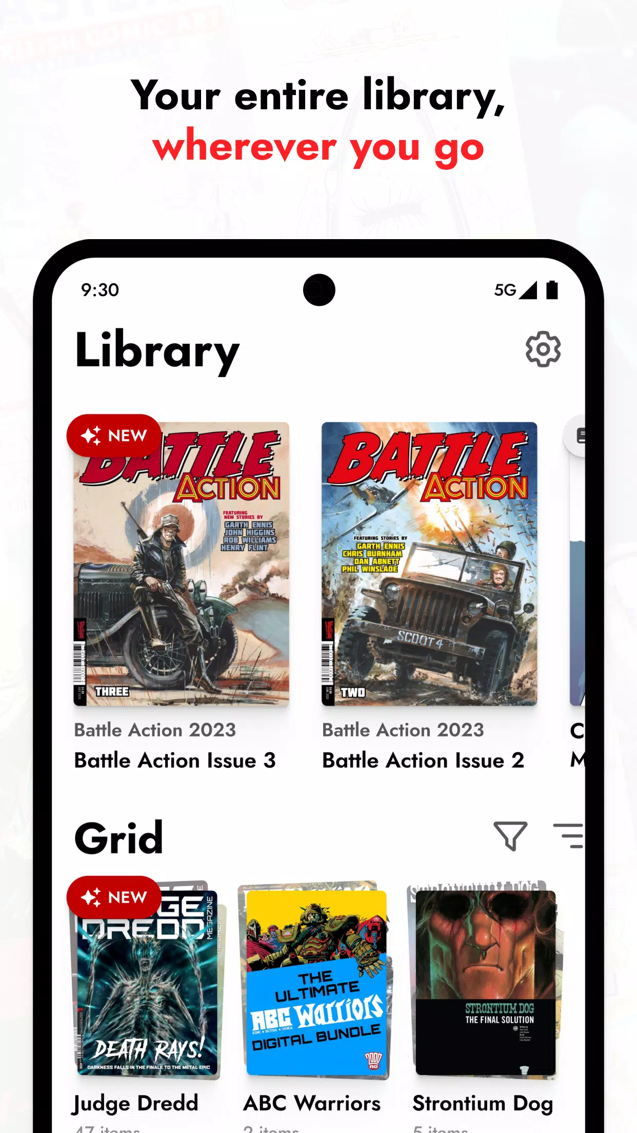 2000 AD Comics and Judge Dredd應用截圖第3張