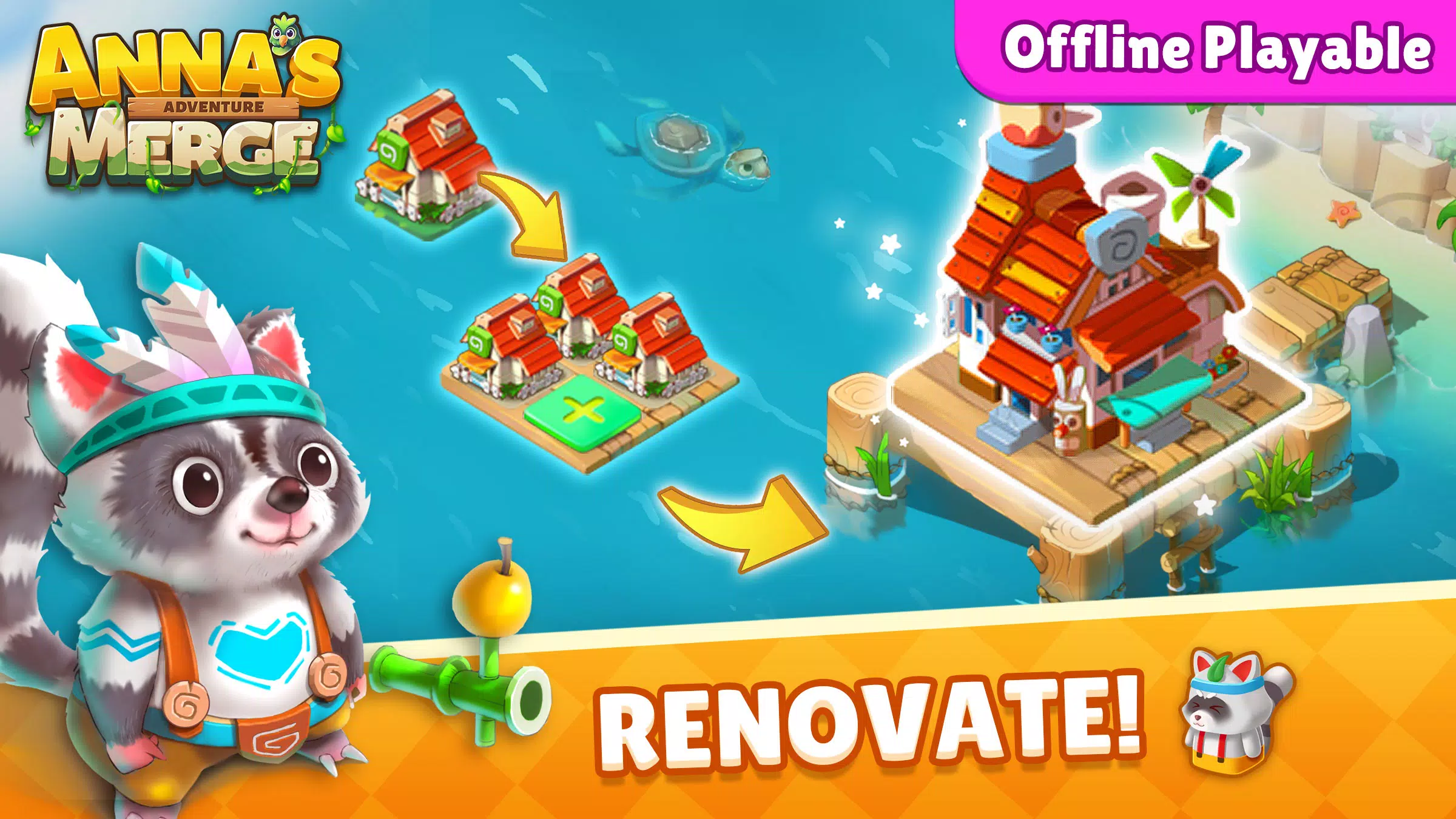 Anna’s Merge Adventure-Offline Screenshot 1