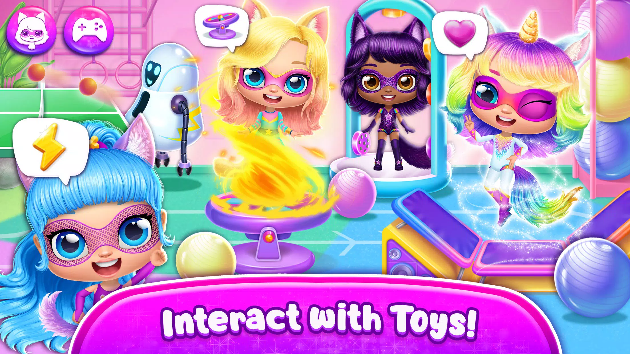 Power Girls - Fantastic Heroes Captura de tela 4