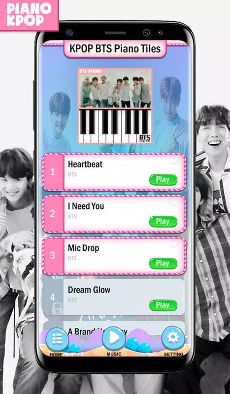 KPOP BTS Piano Magic Tiles应用截图第1张