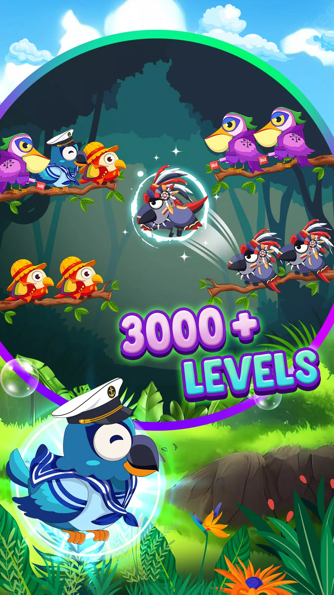 Bird Sort: Color Puzzle Game 스크린샷 2