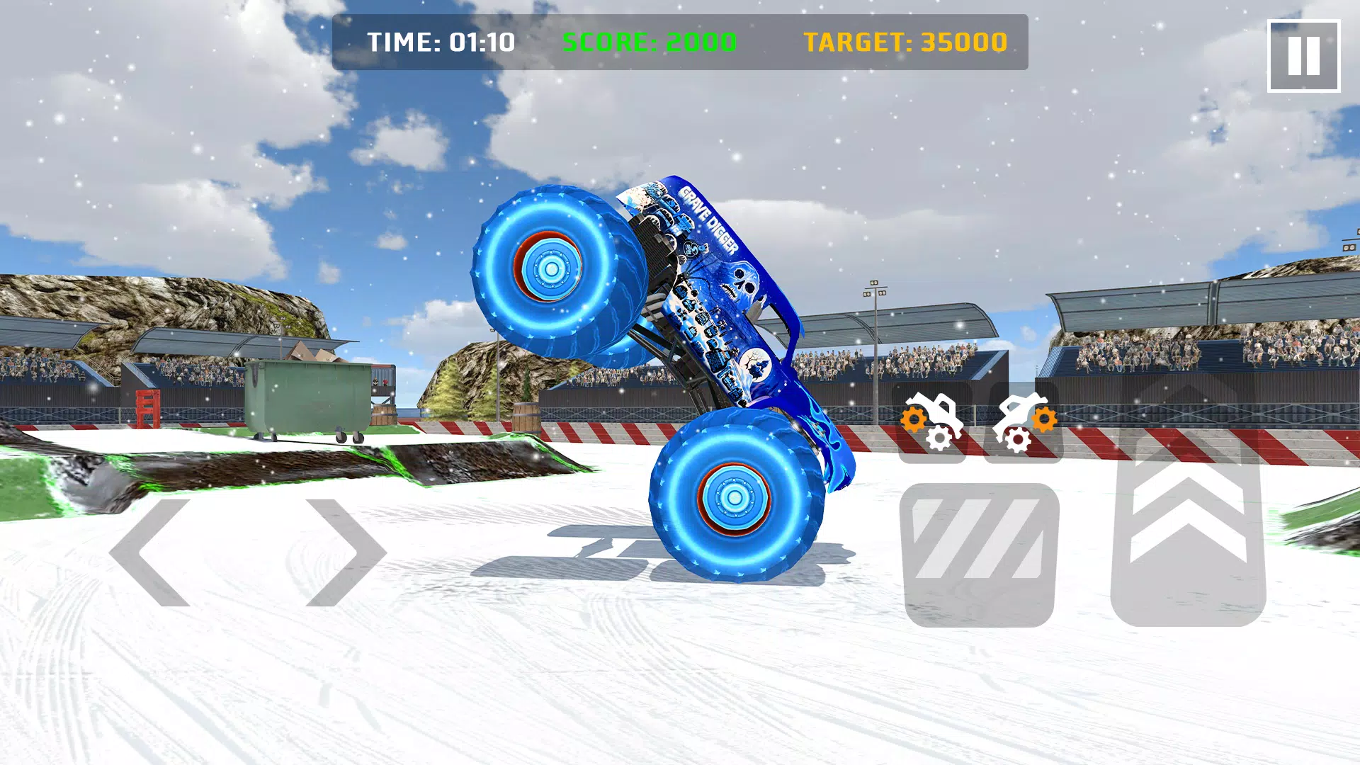 Car Games: Monster Truck Stunt Captura de pantalla 2