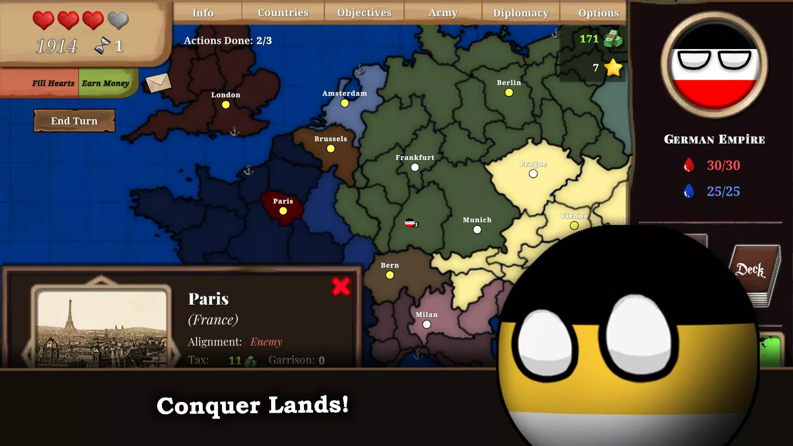 Countryball: Europe 1890 スクリーンショット 2