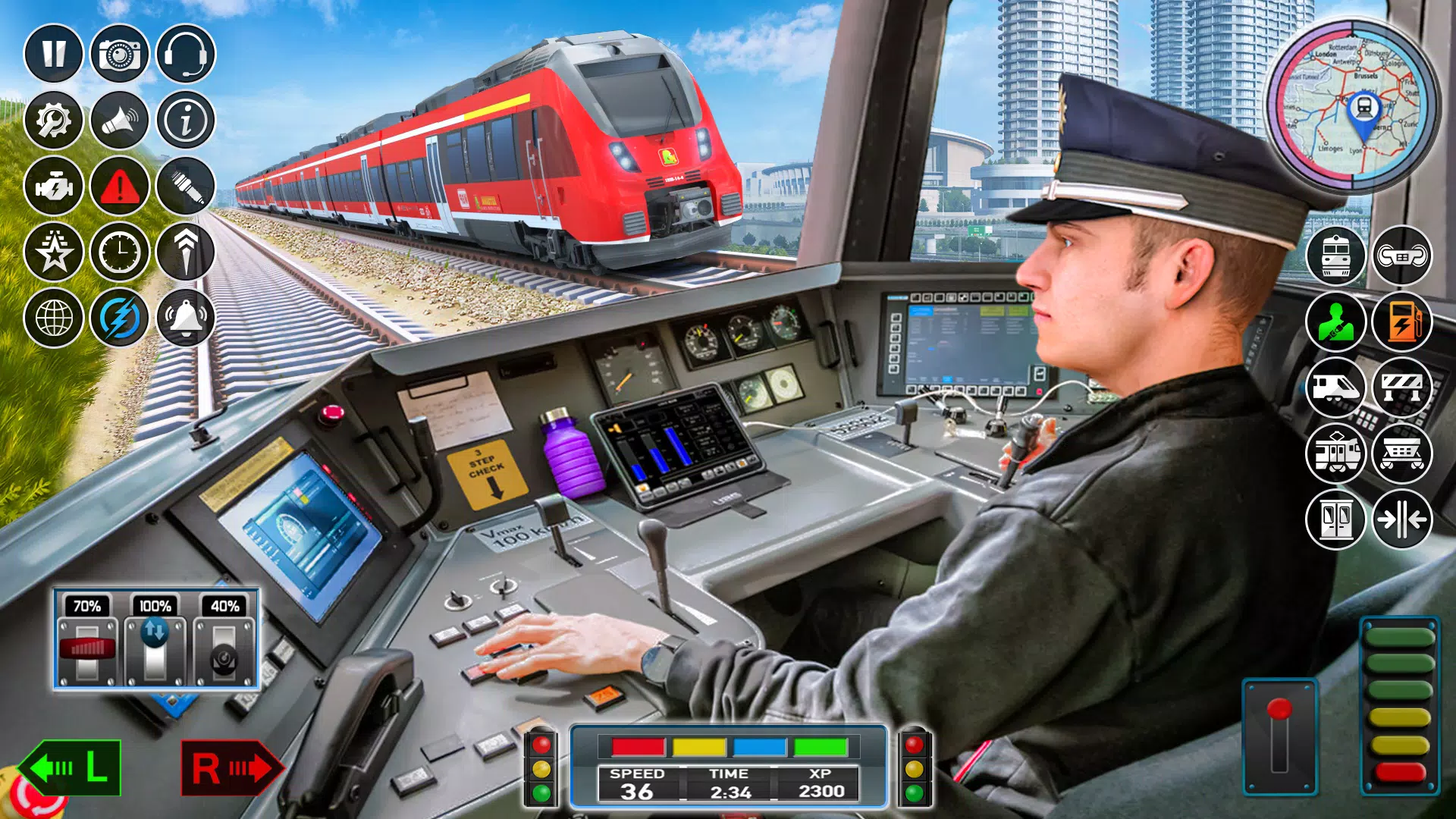 tren de la ciudad juego 3d Captura de pantalla 2