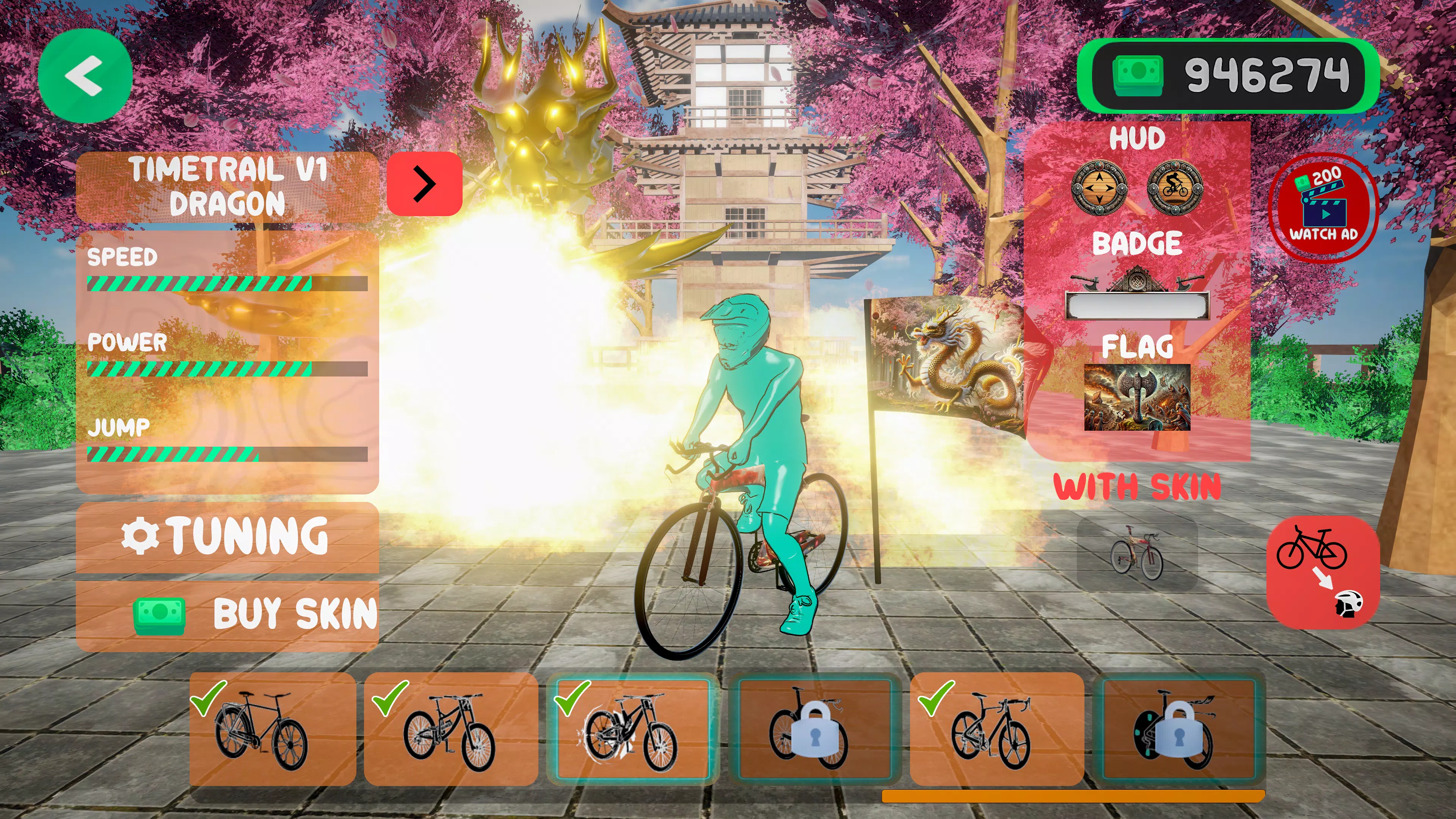 Bicycle Extreme Rider 3D Capture d’écran 2