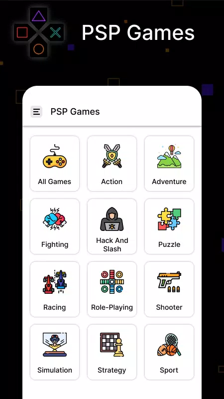 PSP Games Downloader 스크린샷 1