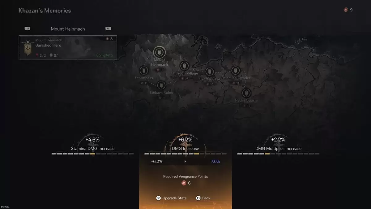 첫 번째 Berserker Khazan에서 복수 점을 사용하는 방법