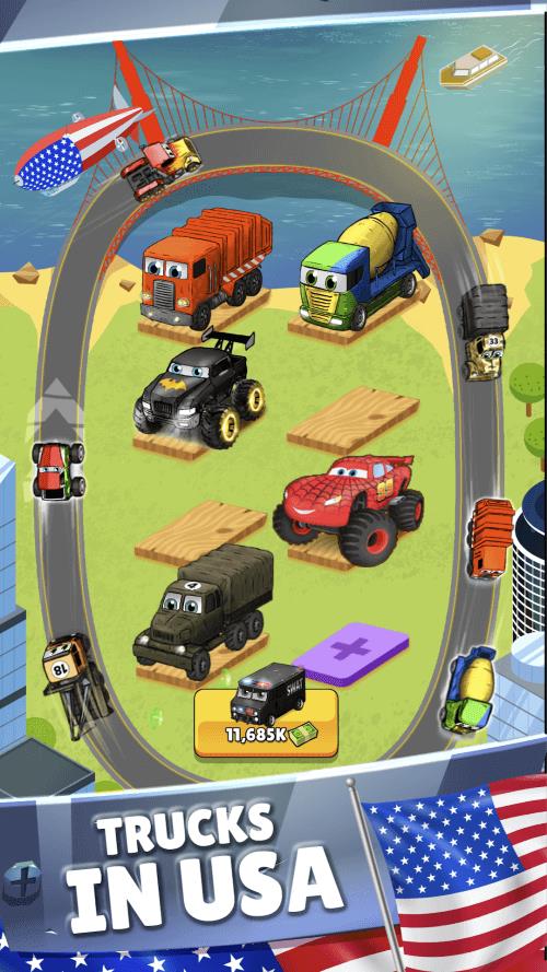 Merge Truck: Monster Truck 스크린샷 1