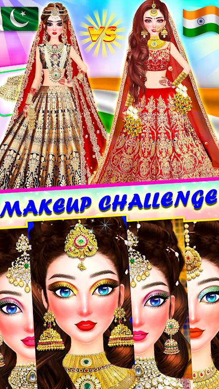 Indian Bride Dress Up Girl 스크린샷 3