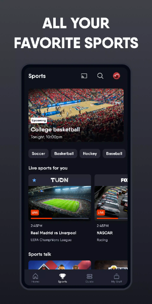 Fubo: Watch Live TV & Sports スクリーンショット 2