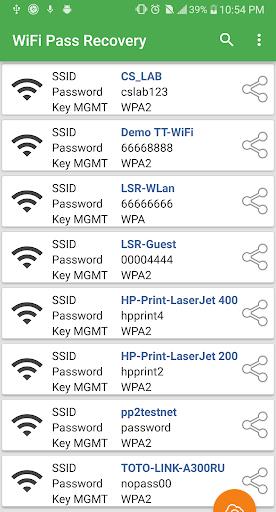 WiFi Password Recovery — Pro 스크린샷 1