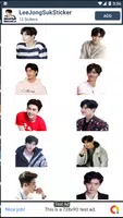 Sticker Chat Lee Jong Suk Cute KPOP Captura de pantalla 1