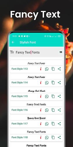 Stylish Fonts 스크린샷 1