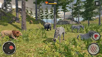 Wild Lion RPG Animal Simulator 스크린샷 1