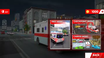 city ambulance game Скриншот 2